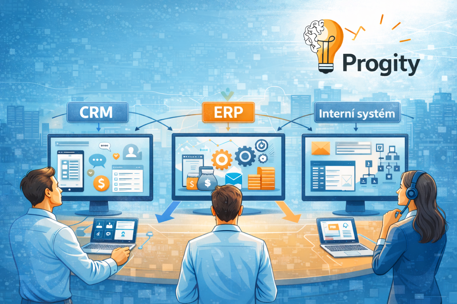 CRM vs ERP vs interní systém