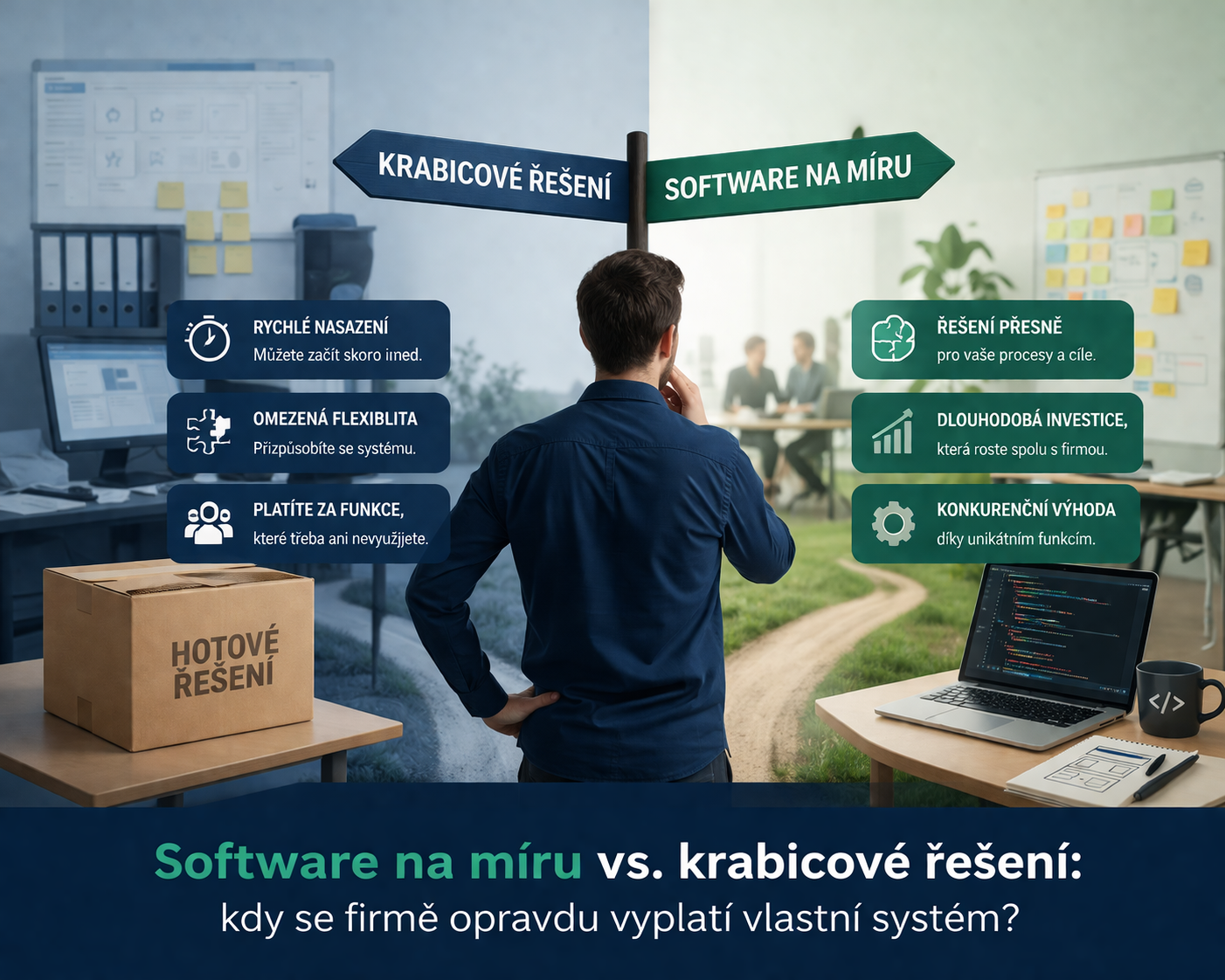Software na míru vs krabicové řešení