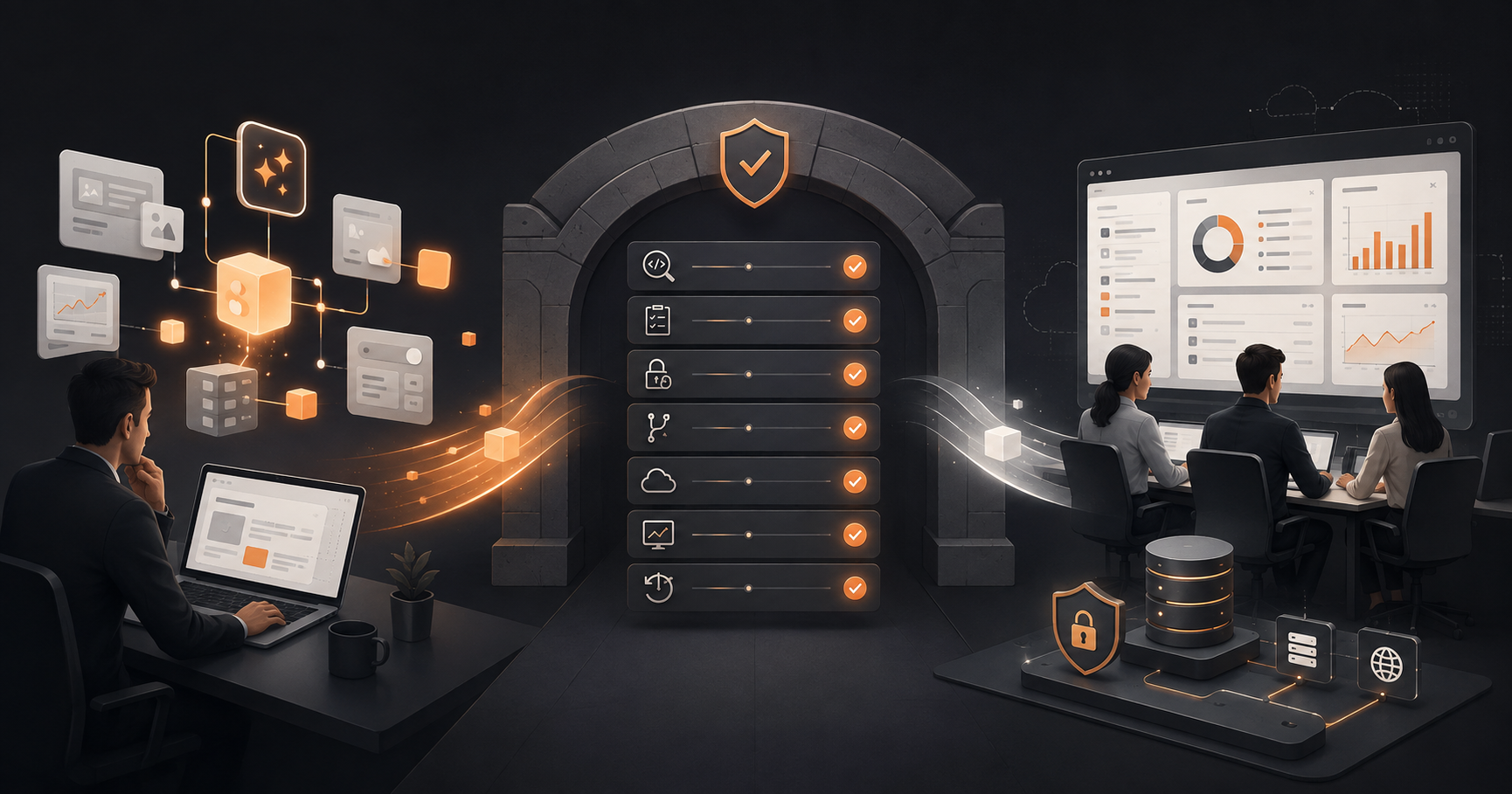 Vibe coding ve firmě s bezpečným přechodem od AI prototypu do produkce